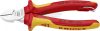 KNIPEX Oldalcsípőfogó VDE 1000V szigetelt krómozott 160mm 70 06 160 T