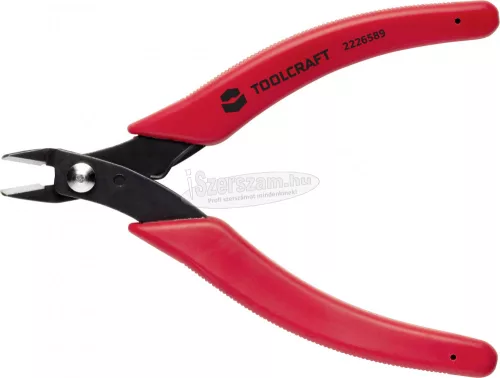 TOOLCRAFT PLS-4195 TO-6679767 Elektronikai csípőfogó Gumi bevonattal TO-6679767