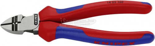 KNIPEX Huzalcsupaszító-oldalcsípőfogó polírozott 160mm 14 22 160