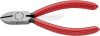 KNIPEX Oldalcsípőfogó, lágy/közepes/kemény huzal max,: 3/2,3/1,5mm, 70 01 125 EAN 70 01 125