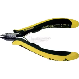   BERNSTEIN ESD mini Oldalcsípő fogó, keskeny, hegyes fejjel, 120mm EUROline-Conductive 3-652-15