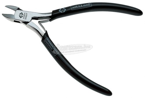 C.K Oldalcsípőfogó 110mm ovális, mini leélezés 1.5mm/AWG15, 0.8mm/AWG20 T3880F