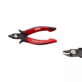   WIHA Electronic oldalcsípő széles, hegyes fej és huzalrögzítő rugó ferde nélkül 130mm, 5 1/8" 26825