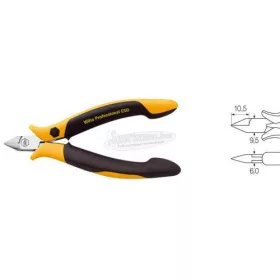   WIHA Professional ESD műszerész oldalcsípő fogó 115mm, 4 1/2" 26808