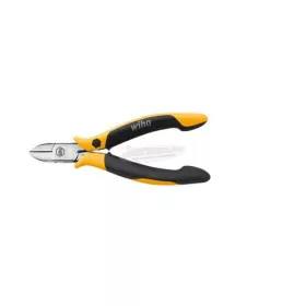   WIHA Professional ESD műszerész oldalcsípő fogó Széles, félgömbölyű fej, fazetta 115mm, 4 1/2" 26831