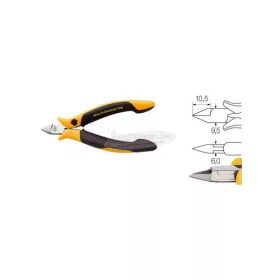   WIHA Professional ESD műszerész oldalcsípő fogó keskeny, hegyes fej kis metszett éllel 115mm, 4 1/2" 26814