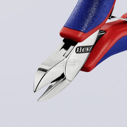 KNIPEX Elektronikai oldalcsípőfogó, vágási érték: lágy/közepes huzal: 1,3/1mm, 77 22 115 77 22 115 SB