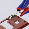 KNIPEX Elektronikai oldalcsípőfogó, vágási érték: lágy/közepes huzal: 1,3/1mm, 77 22 115 77 22 115 SB