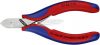 KNIPEX Elektronikai oldalcsípőfogó, vágási érték: lágy/közepes huzal: 1,3/1mm, 77 22 115 77 22 115 SB