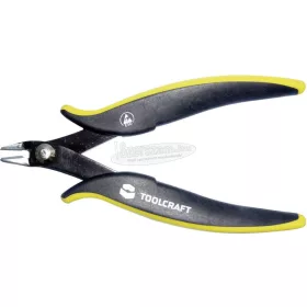   TOOLCRAFT 2238826 TO-6716478 ESD Oldalcsípőfogó Fazetta nélkül 128mm TO-6716478