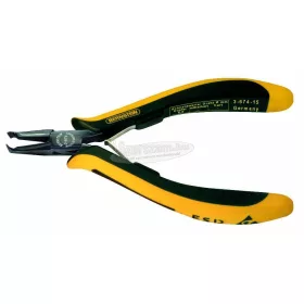  BERNSTEIN ESD Homlokcsípőfogó, lágy/közepes huzal 0,8/0,6mm 130mm EUROline-Conductive 3-674-15