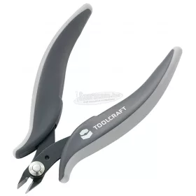   TOOLCRAFT Elektronikai csípőfogó 125mm, élletörés nélkül a vágási érték max 1mm² 816745