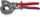 KNIPEX ACSR távvezetékvágó kés 340mm racsnis elv 95 32 340 SR