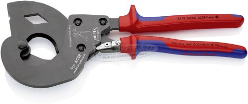 KNIPEX ACSR távvezetékvágó kés 340mm racsnis elv 95 32 340 SR