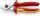 KNIPEX Kábelolló szigetelt 1000V VDE 165mm 95 16 165 SB