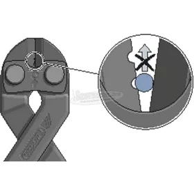 GEDORE csapszegvágó 200mm 8340-200 TL 2541289