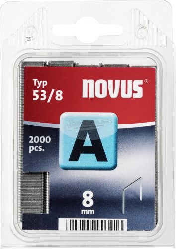 NOVUS Tűzőkapocs, 2000db Kapocstípus 53/8 szuperkemény 8mmx11,3mm, 042-0356 102269801