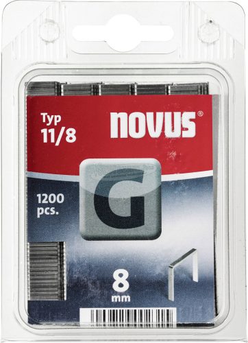 NOVUS Tűzőkapocs 11-es típus 1200db Kapocstípus 11/8 8mmx10,6mm, 042-0385 102271201
