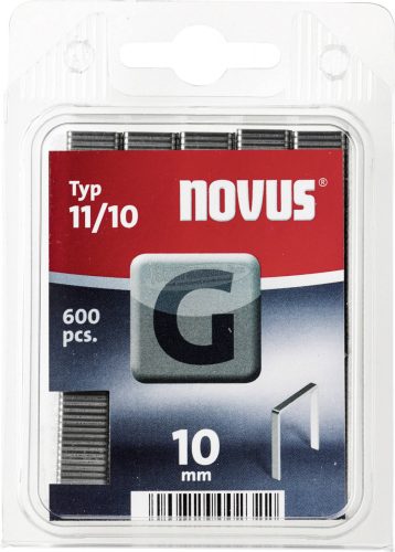 NOVUS Tűzőkapocs 11-es típus 600db Kapocstípus 11/10 10mmx10,6mm, 042-0386 102269901
