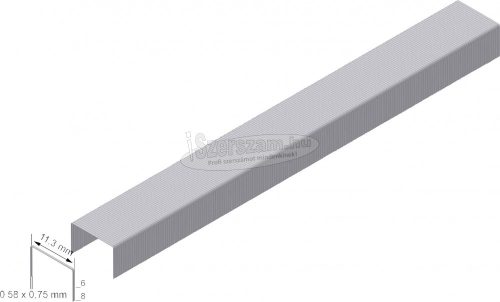 PREBENA Tűzőkapocs VX08CNK 5000db VX08CNK 8mmx11,30mm VX08CNK