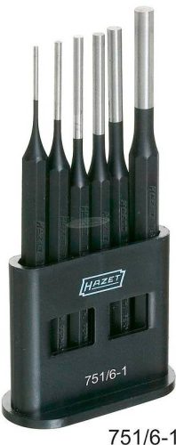 HAZET csapszegkiütő készlet, 6 részes hosszú 751/6-1