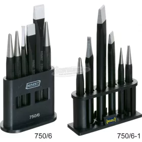   HAZET Véső, lyukasztó, pontozó készlet 6 részes Variante A 750/6