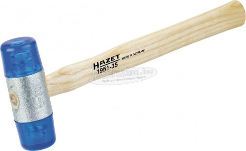 HAZET Műanyag puha felületű kalapács alacsony visszapattanás 215g 27mm 265mm 1951-27
