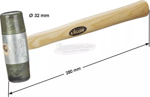 VIGOR Műanyag kímélő kalapács 280mm, V1212 V1212