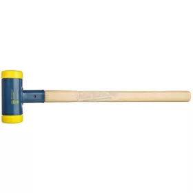   WIHA Ráverőkalapács visszaütésmentes, közepesen kemény Hickory fanyéllel, kerek kalapácsfejjel 100/1000mm 02091