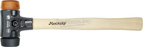 WIHA Cserélhető fejű kalapács közepesen puha/kemény Hickory fanyéllel, kerek kalapácsfejjel 50/360mm 26613