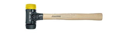 WIHA Cserélhető fejű kalapács közepesen puha/közepesen kemény Hickory fanyéllel, kerek kalapácsfejjel 30/290mm 26434