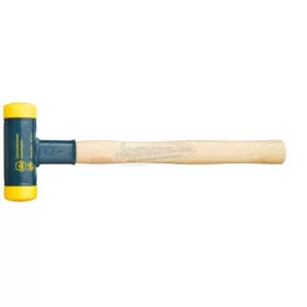   WIHA Cserélhető fejű kalapács, visszaütésmentes Hickory fanyéllel, kerek kalapácsfejjel több méretben