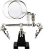 TOOLCRAFT Harmadik kéz valódi üveg nagyítóval 60mm 2,5x, TO-6546642 ZD-10D TO-6546642