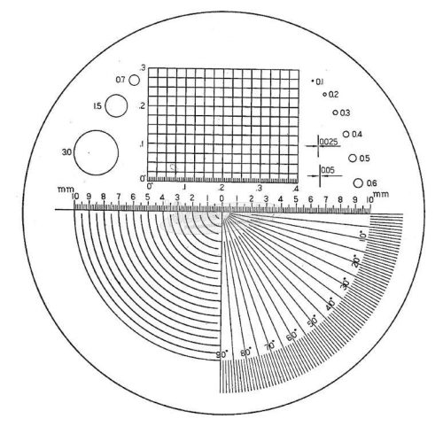 ESCHENBACH Nagyító lencse, skálázott mérőlencse 23mm 11547 nagyítóhoz 115202 115202