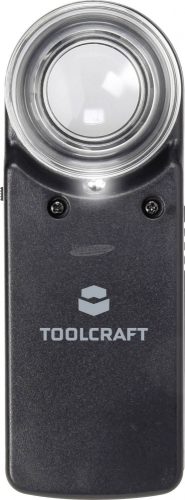TOOLCRAFT LED-es zseb nagyító, 15-szörös, 15x20mm, 1303080 1303080