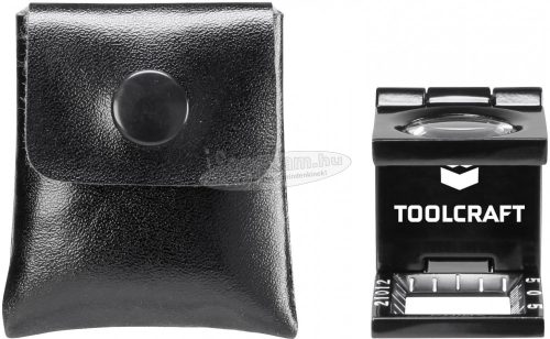 TOOLCRAFT Összecsukható nagyító, 10x-es nagyítás, fekete, 1505088 1505088