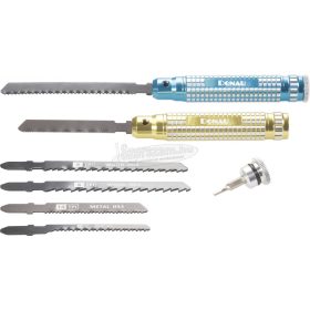   DONAU ELEKTRONIK Fűrész készlet, 8 részes 2xHSS+4xHCS+2 fogantyú M208