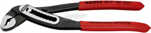 KNIPEX Alligator Autóvízpumpa fogó, polírozott fej, PVC nyél 180mm 88 01 180 SB