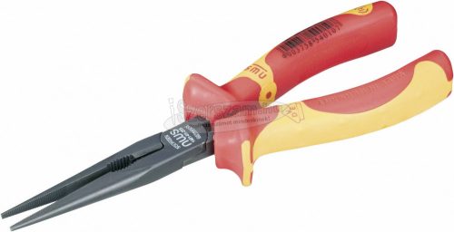 NWS szigetelt VDE 1000V telefon fogó 205mm egyenes 1401-69-VDE 1000V-205