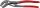 KNIPEX Rugószalag bilincsfogó szürkére foszfátozott 180mm 85 51 180 A