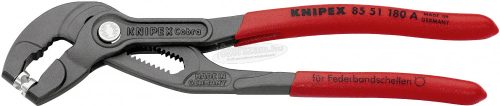 KNIPEX Rugószalag bilincsfogó szürkére foszfátozott 180mm 85 51 180 A