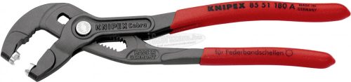 KNIPEX Rugószalag bilincsfogó szürkére foszfátozott 180mm 85 51 180 A