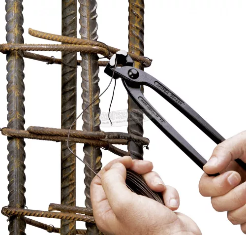 KNIPEX Betonszerelő fogó (rabitzfogó) 200mm, vágóérték: 1,8mm, 99 00 200 99 00 200