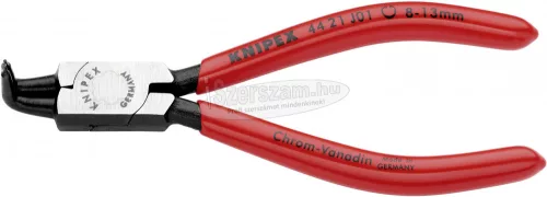 KNIPEX Seegergyűrű fogó belső gyűrűkhöz 130mm 8-13mm, 90°-ban hajlított 44 21 J01