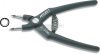 HAZET Seegergyűrű fogó 180mm, hegy 1,8mm 19-60mm DIN 5256 1845C-19
