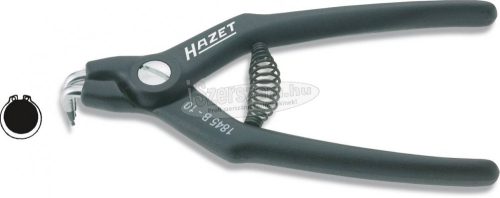 HAZET Seegergyűrű fogó 130mm, hajlított hegy 0,9mm 90° 3-10mm 1845B-3