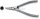 HAZET Seegergyűrű fogó 310mm, hegy 3,2mm 85-140mm DIN 5254 A forma 1846C-4