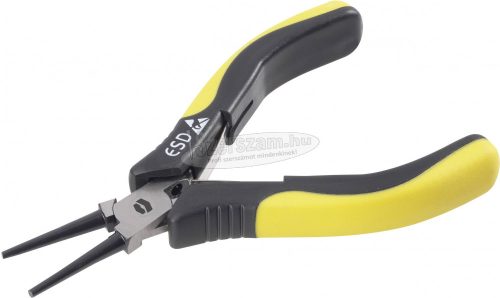 TOOLCRAFT ESD elektronikai kerekcsőrű fogó 820718