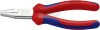KNIPEX Laposfogó rövidcsőrű, kétkomponensű nyél, krómozott 160mm 20 05 160