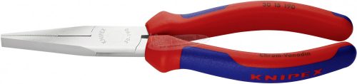 KNIPEX Laposfogó hosszúcsőrű, krómozott fej, kétkomponensű nyél 190mm 30 15 190